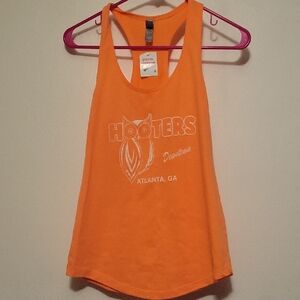 Hooters Vibrant Orange Tank Top